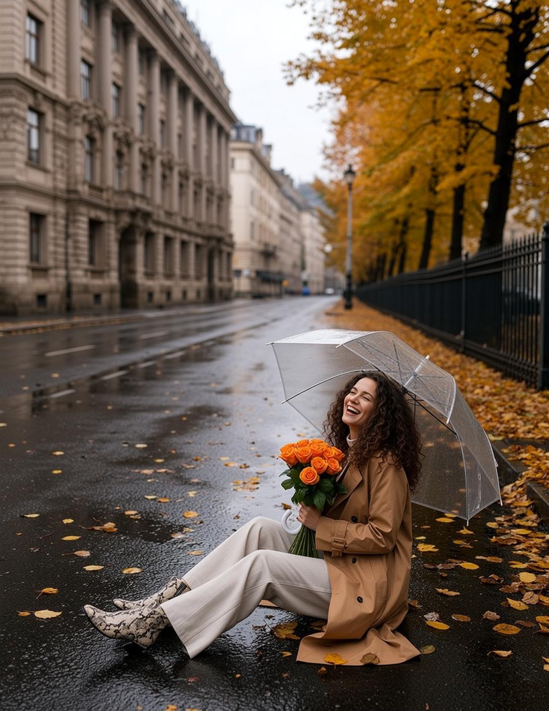 Autumn Young Long Curly Dark Brown Fair