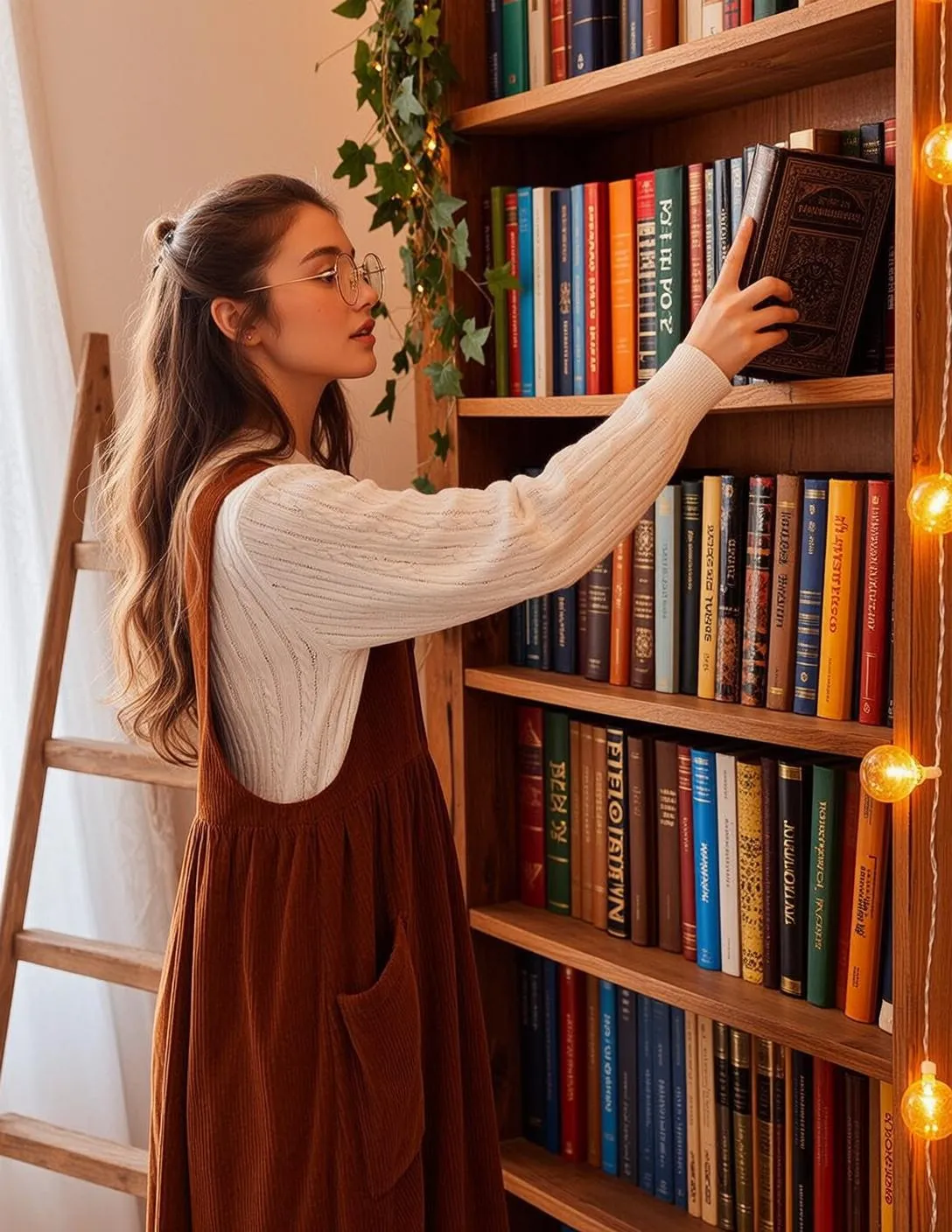 Glasses In Library Or Study