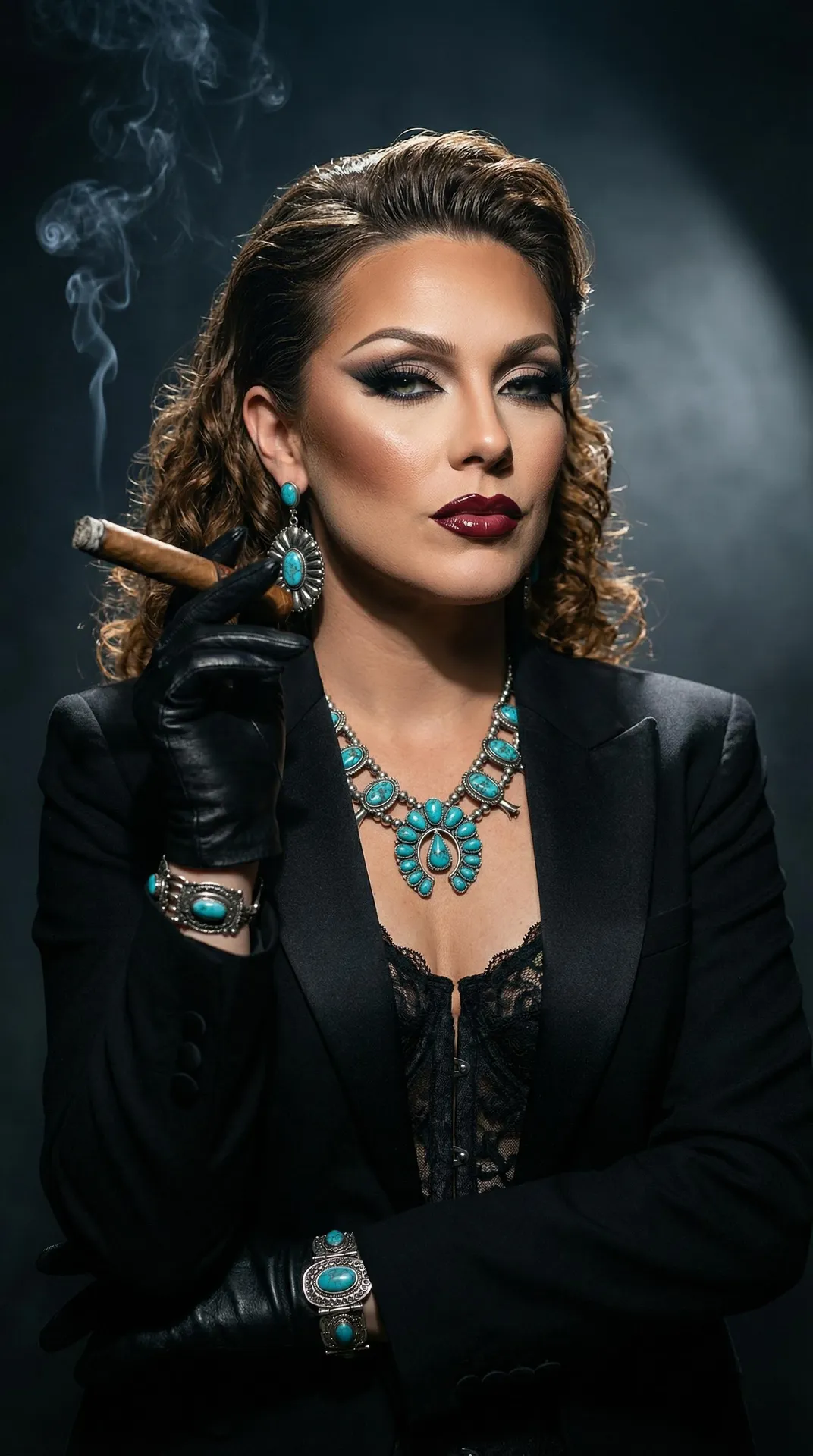 Makeup In Styled Portrait