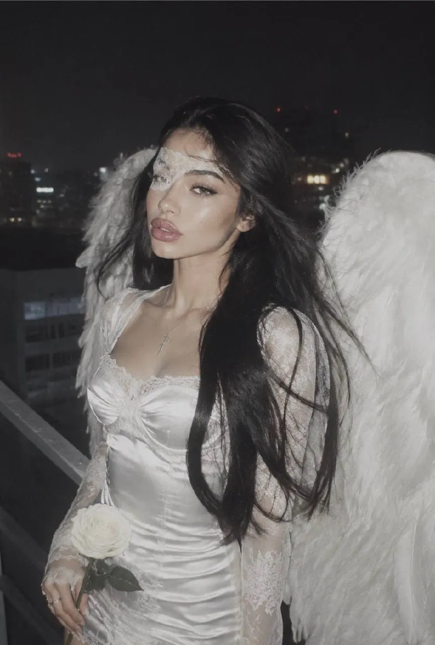 Makeup And Necklace And Rings On A Rooftop