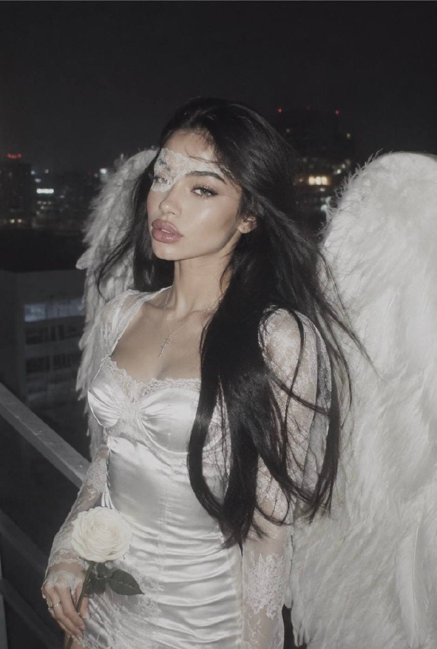 Elegant Fitted White Satin Mini Dress Delicate On Rooftop Tall