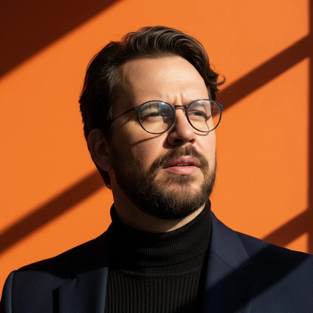 Glasses In Fashion Portrait