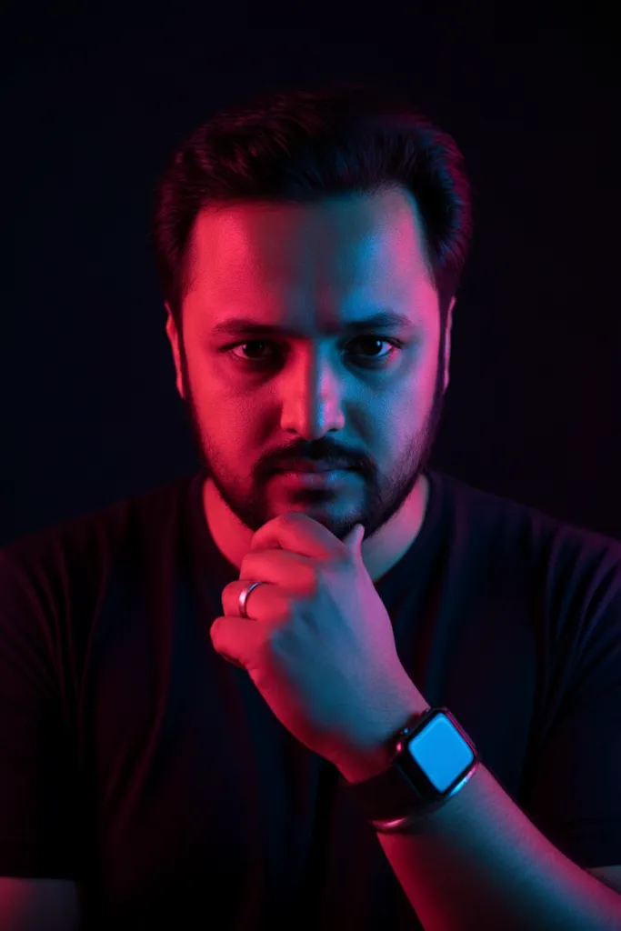 Wristwatch In Fashion Portrait