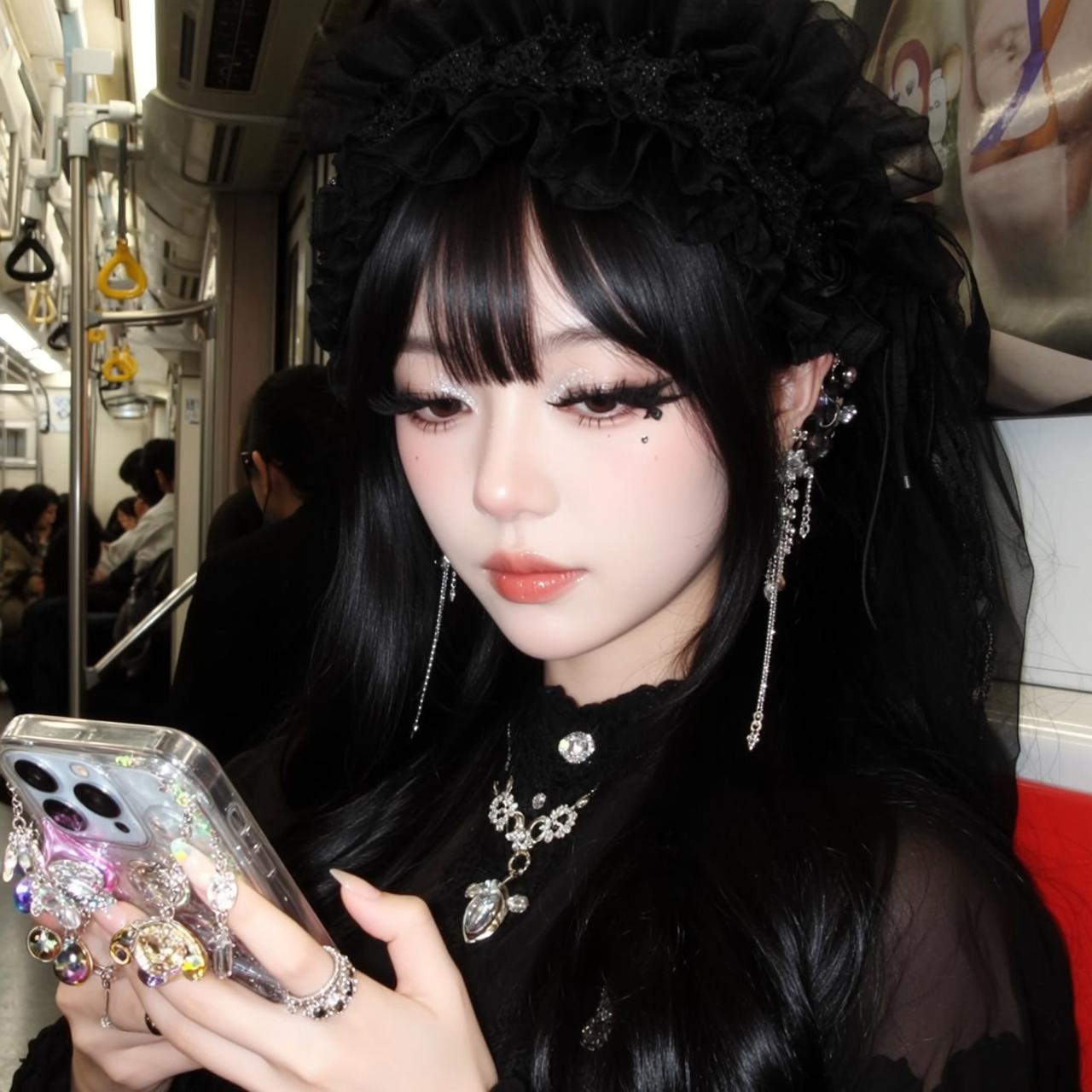 Subway Veil Portrait