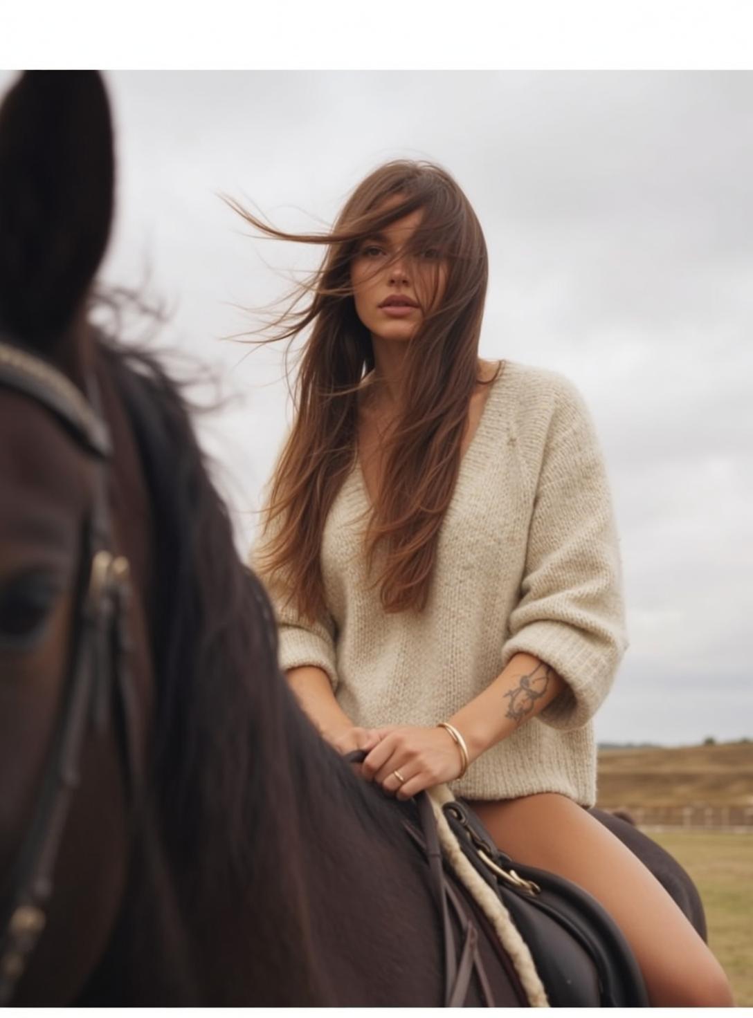 Explore Seated Dark Brown Horse Facing Slightly