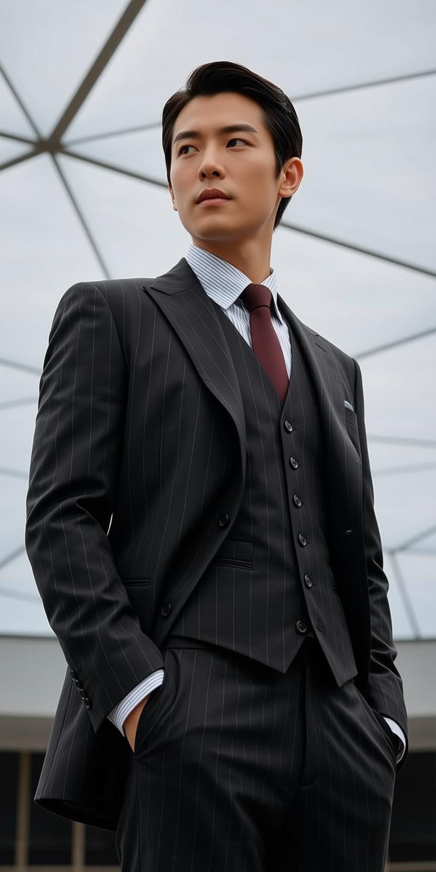 Pinstripe Suit Modern Architecture