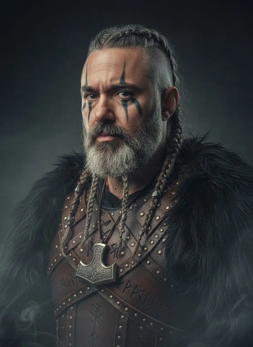 Viking Warrior Portrait
