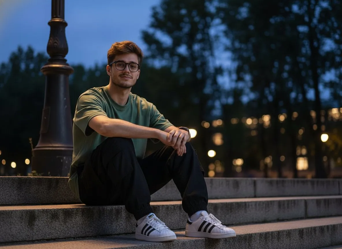 Twilight Elegance: A Cinematic Portrait of Youth