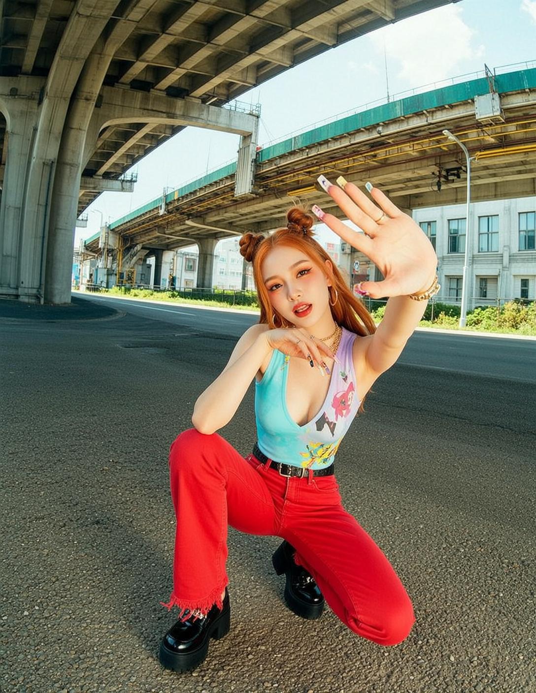 Overpass Crouch Street Portrait