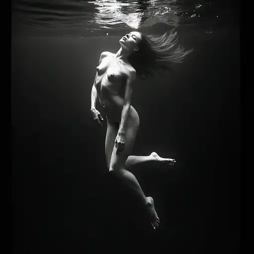 Elegant Underwater Portrait