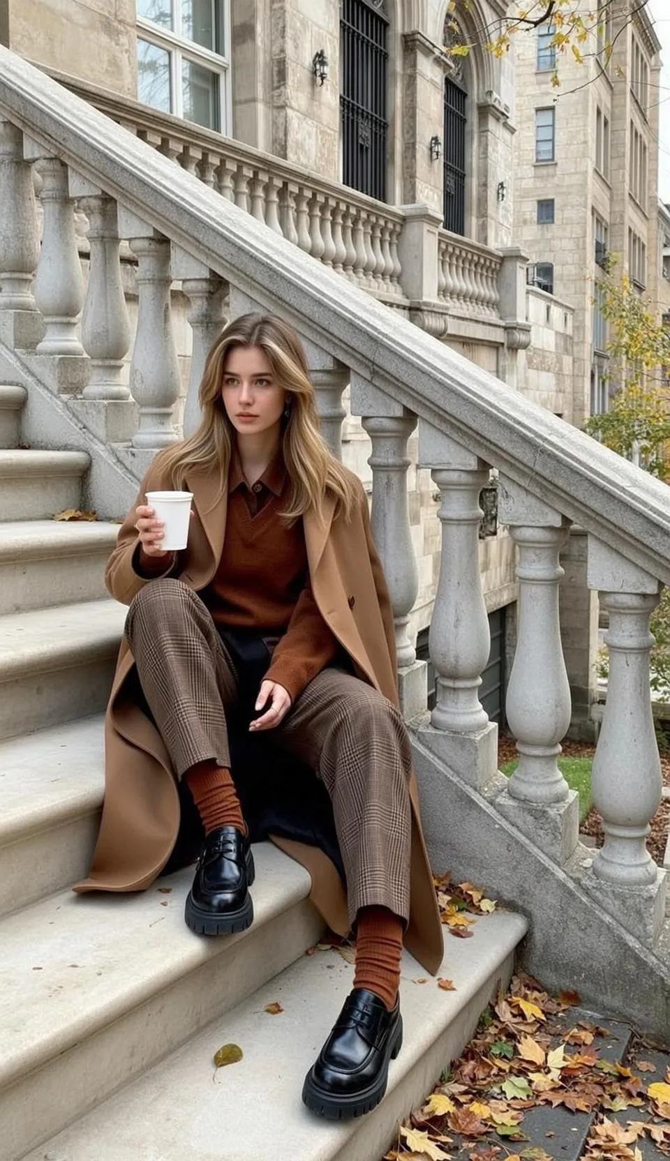 Autumn Young Blonde Hair Fair Skin Long