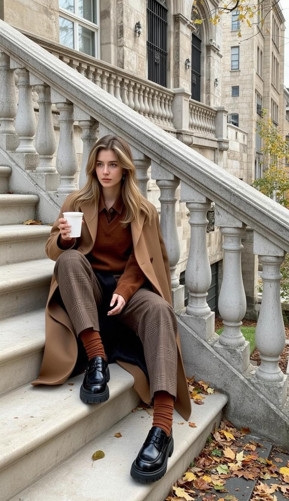Autumn Young Blonde Hair Fair Skin Long