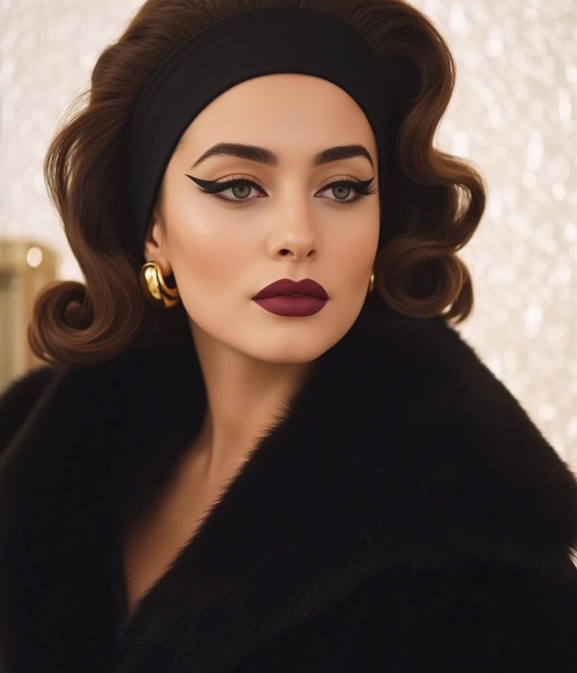Makeup Posed Three-quarter Profile Looking Slightly Off-camera