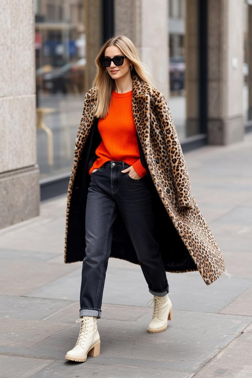 Leopard Coat City Street