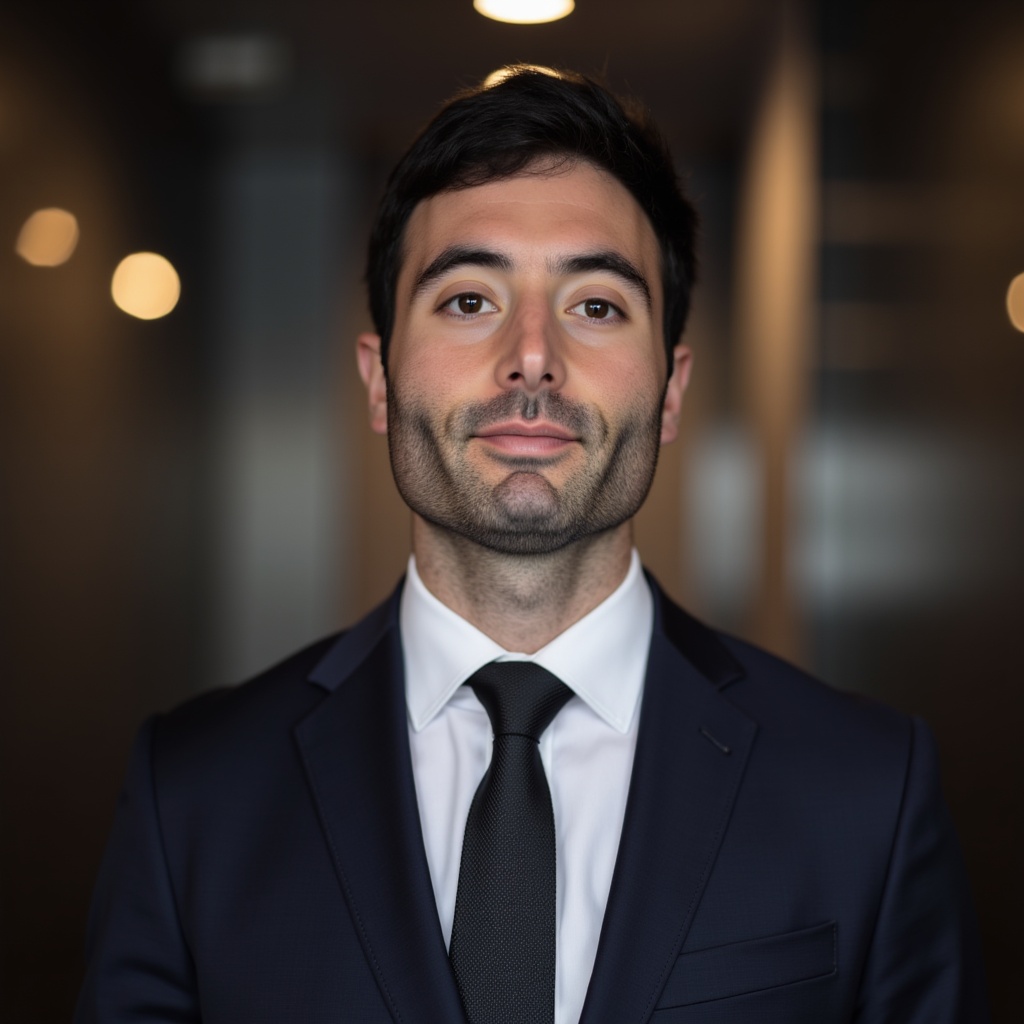 Confident Lawyer Professional Studio Portrait