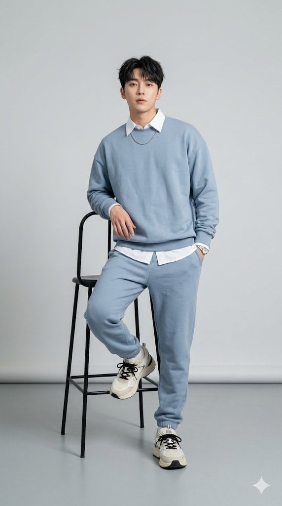 Full Body Studio Fashion Photography Young With Styled