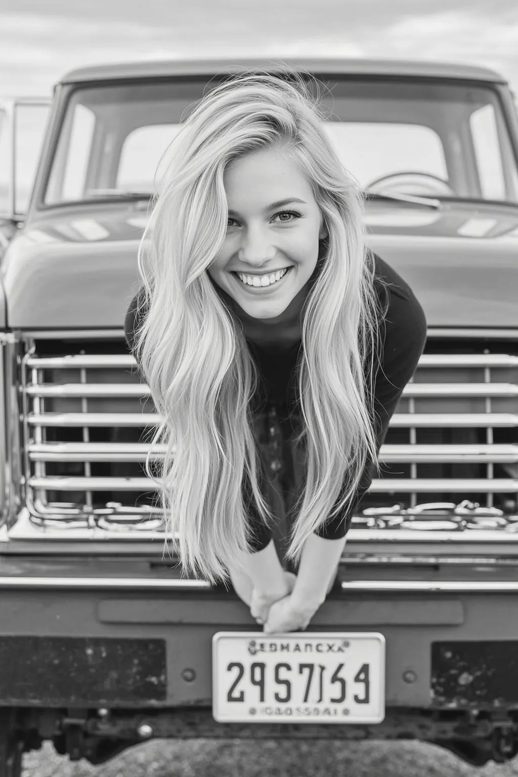 Explore Leaning Forward Hood Vintage Truck Her