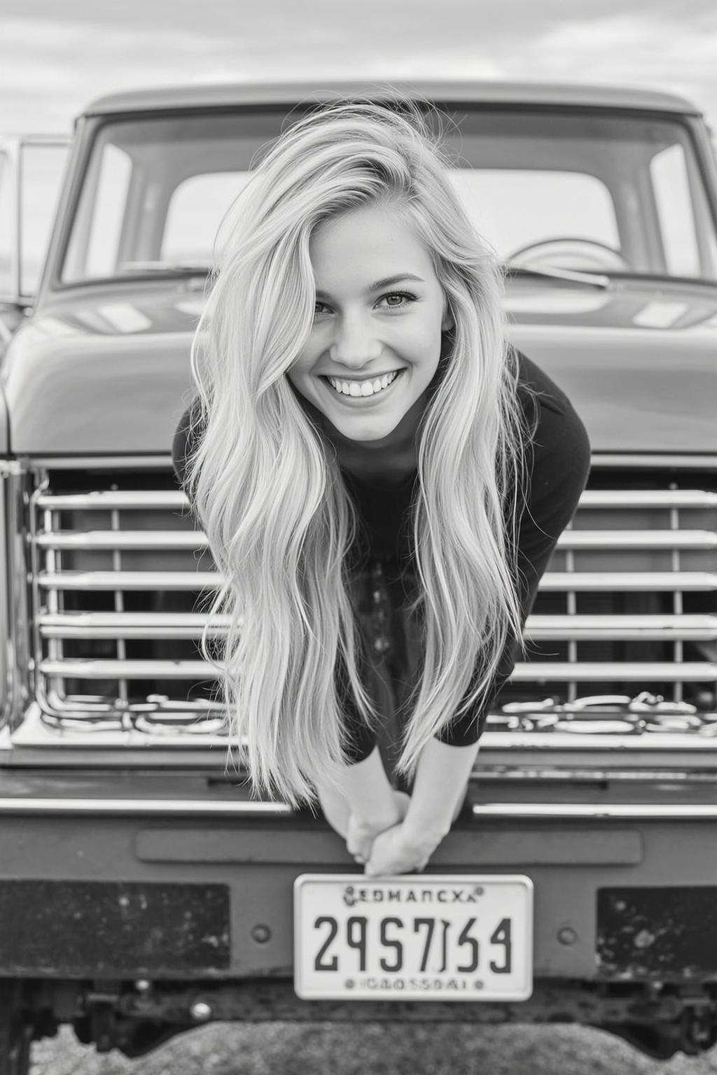 Explore Leaning Forward Hood Vintage Truck Her