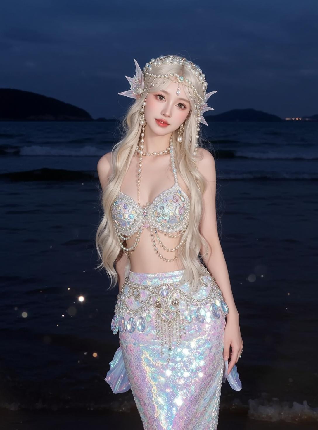 Pearl Mermaid Beach Dusk