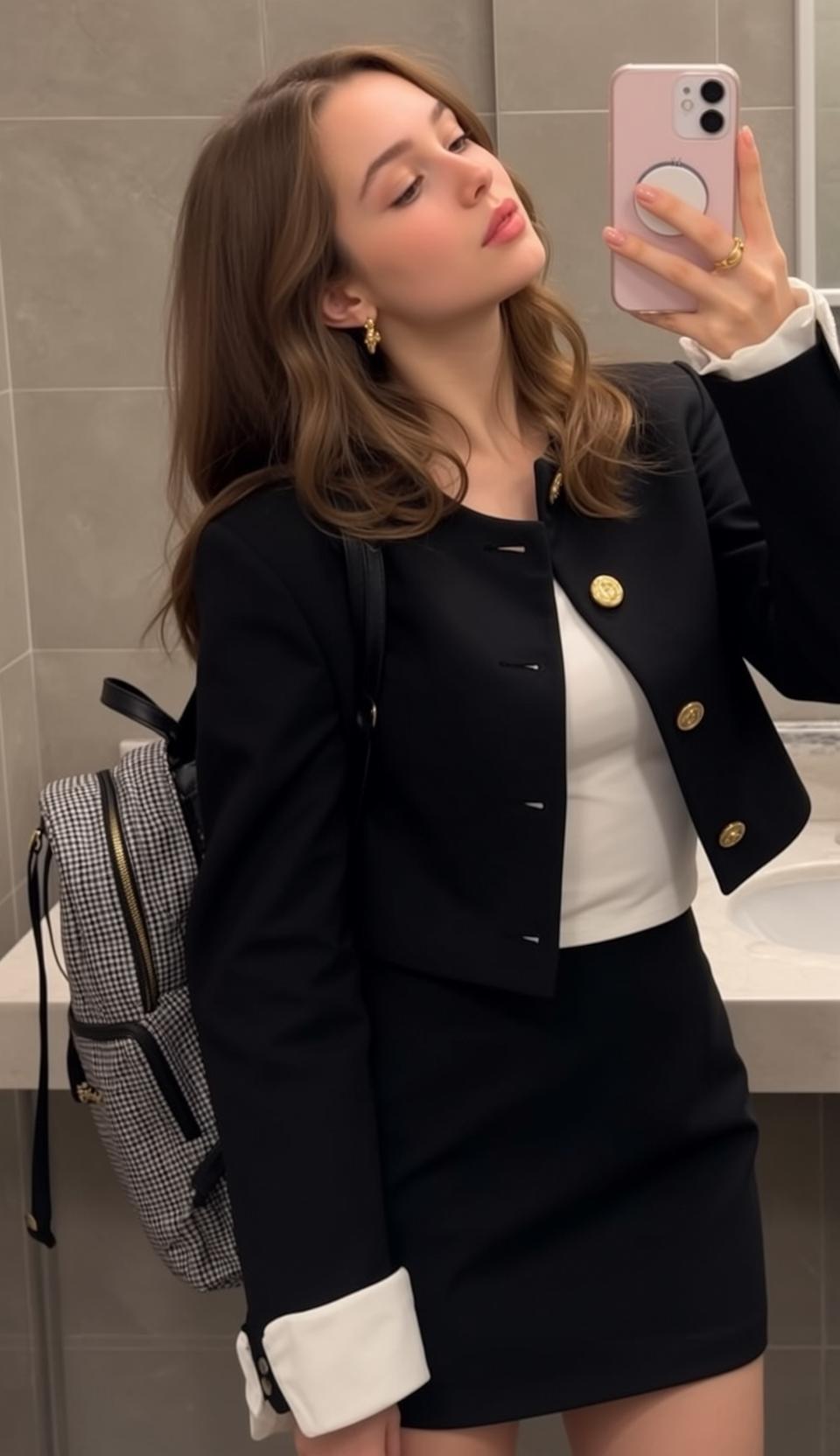 Explore Captured Medium Holding Pink Smartphone Her