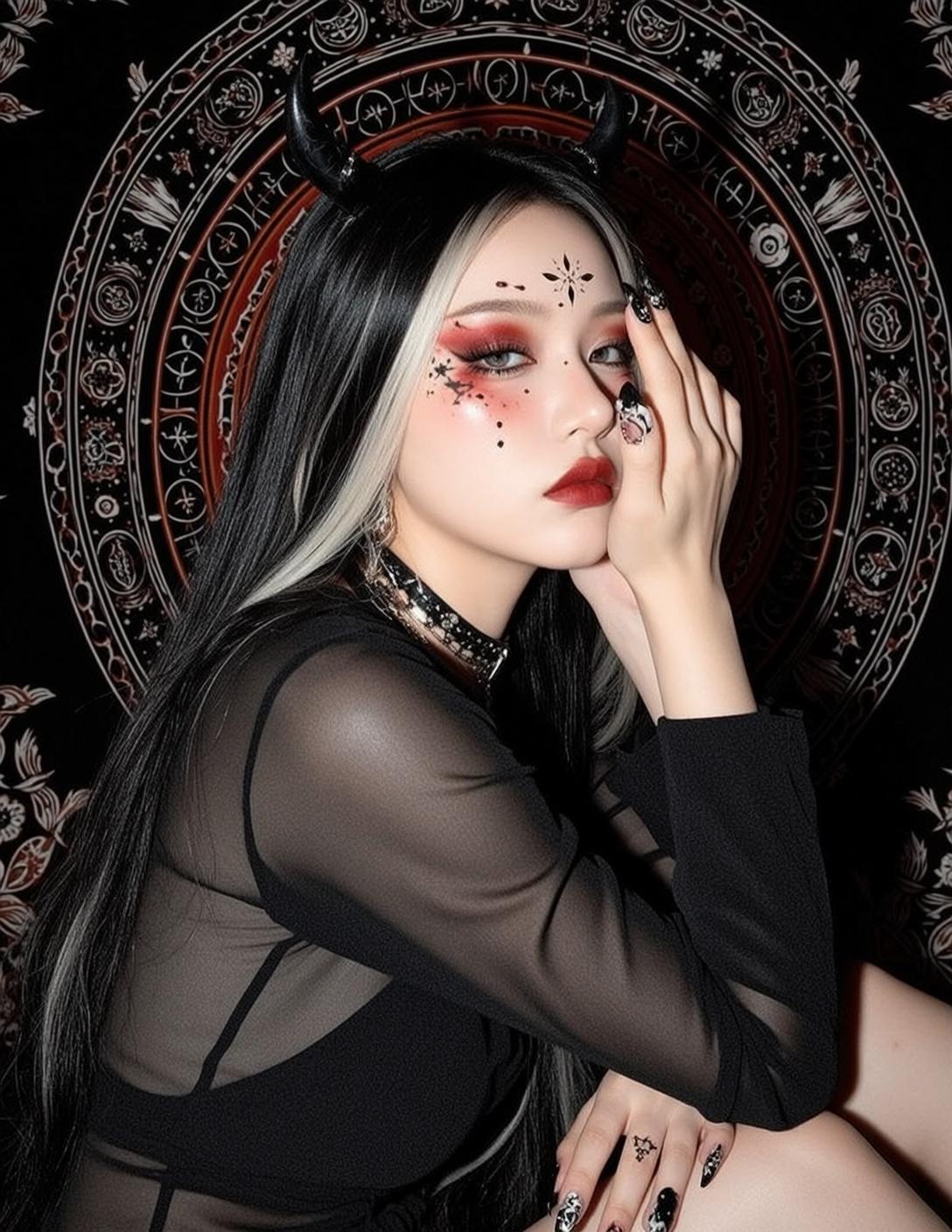 Horned Gothic Portrait