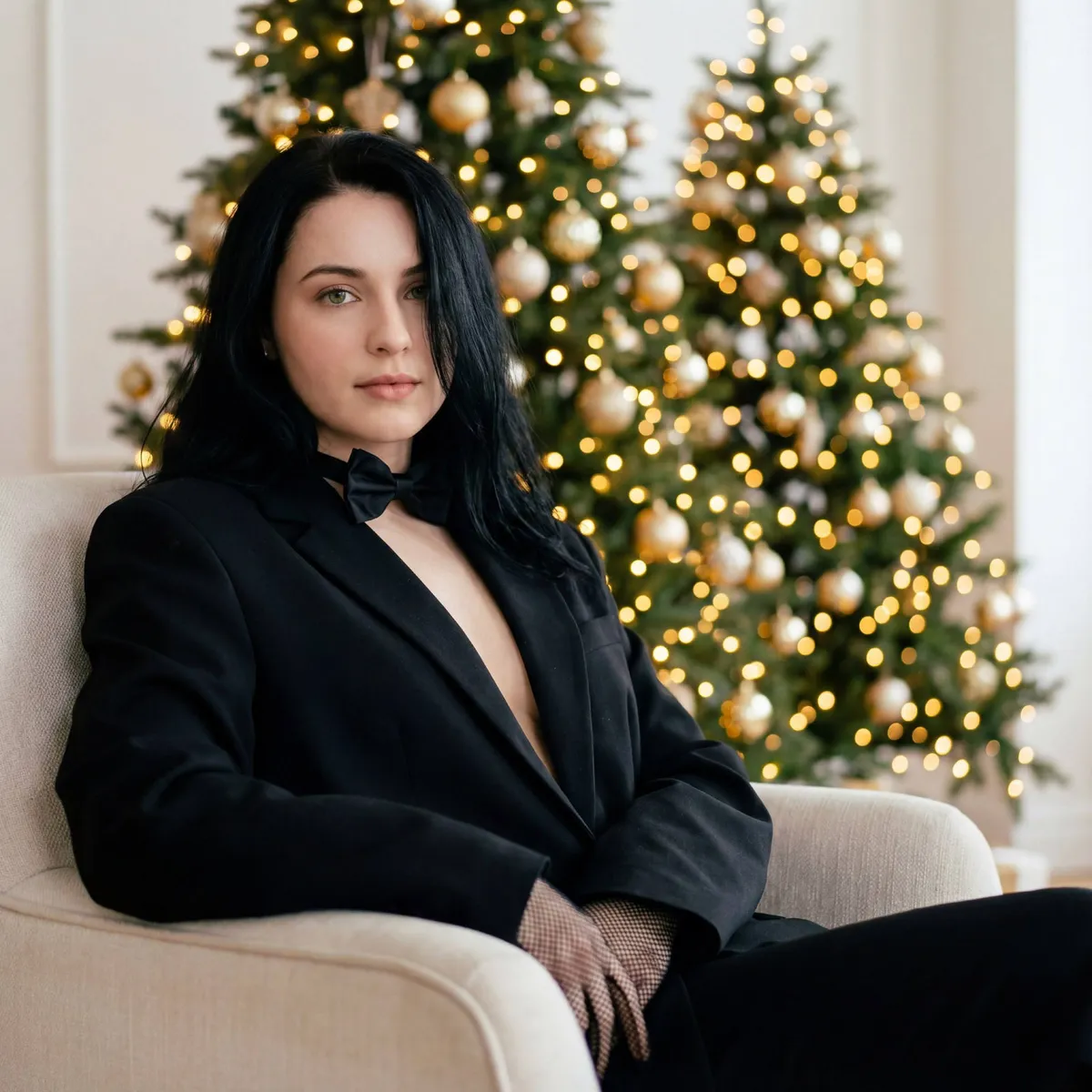 Festive Woman Portrait
