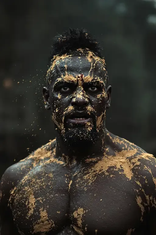 African American Gladiator Portrait
