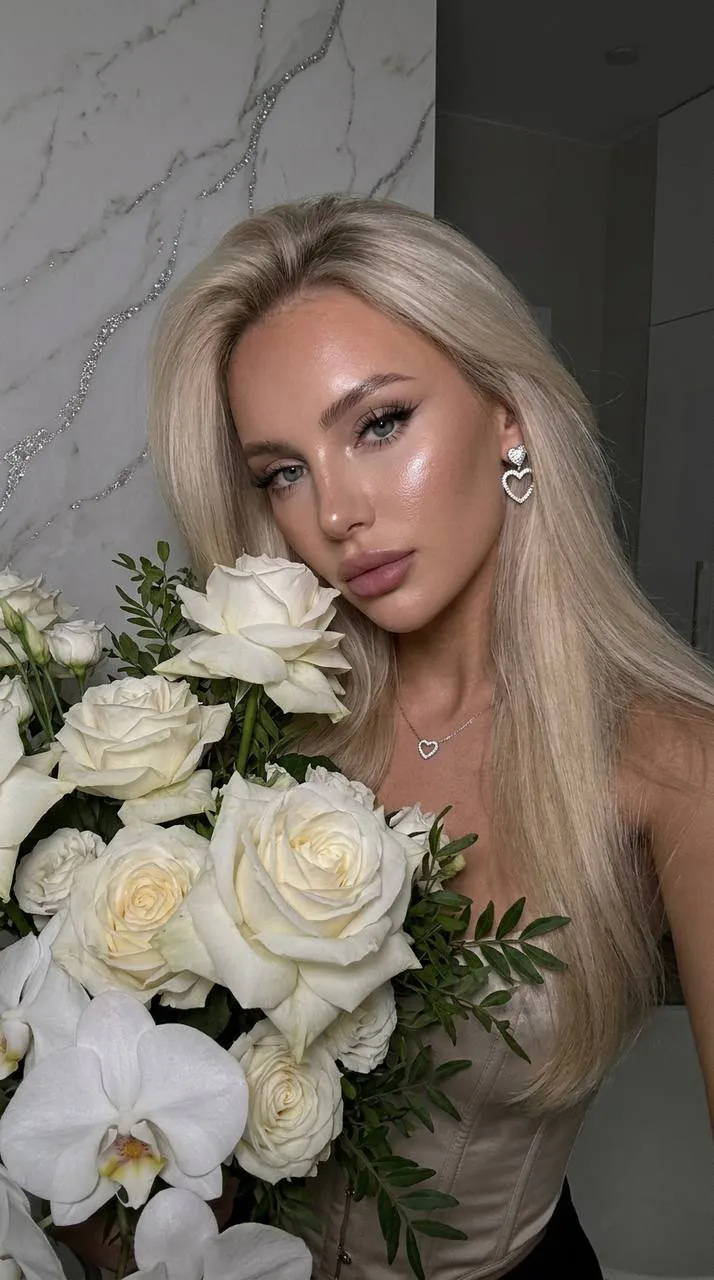 Makeup Earrings And Lash Extensions In Selfie Portrait