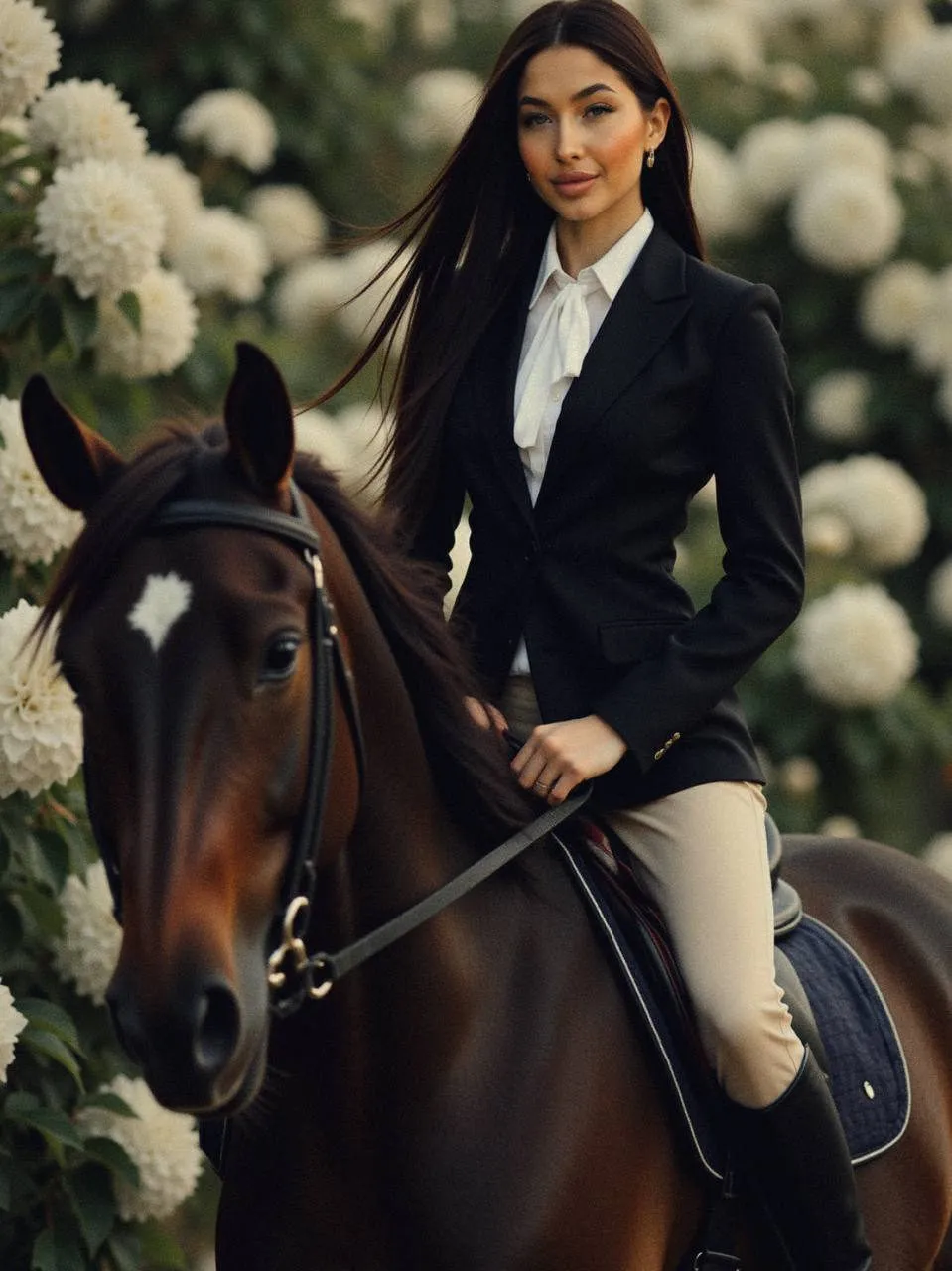 Equestrian Style Horse Portrait