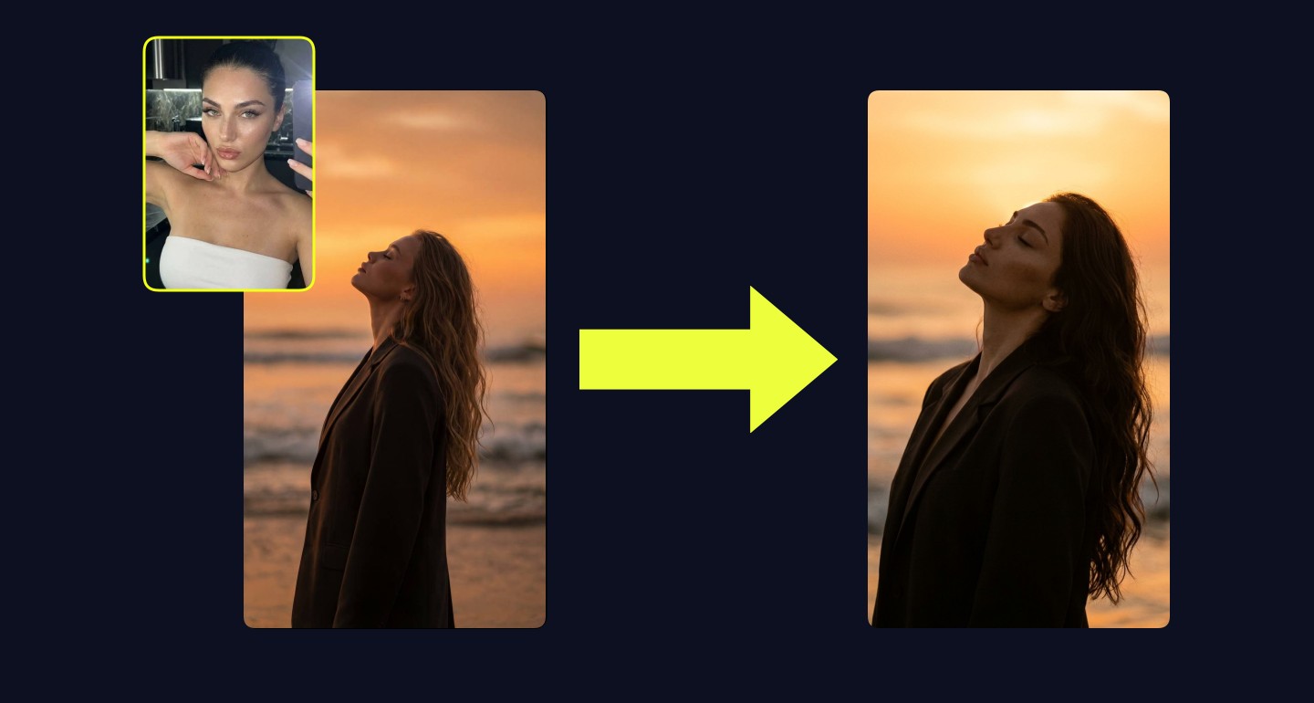 Lily remix walkthrough for Sunset Ocean Blazer Golden Hour Film Grain