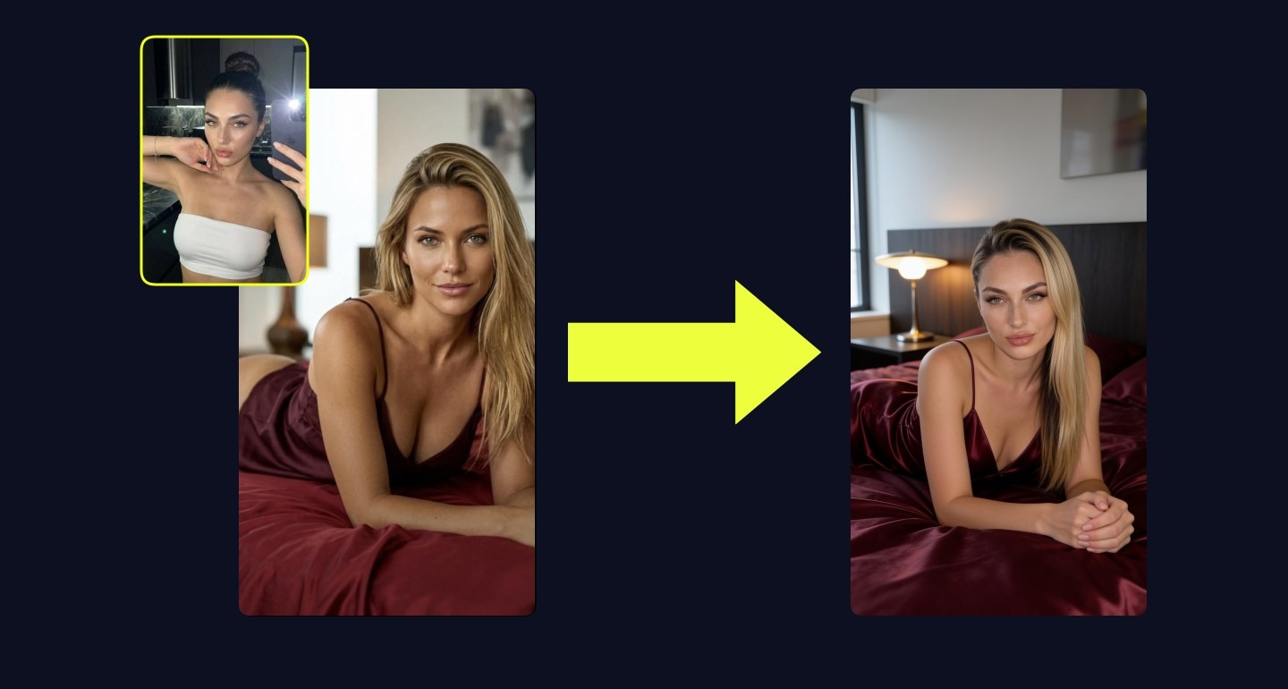 Lily remix walkthrough for Burgundy Slip Dress On Bed