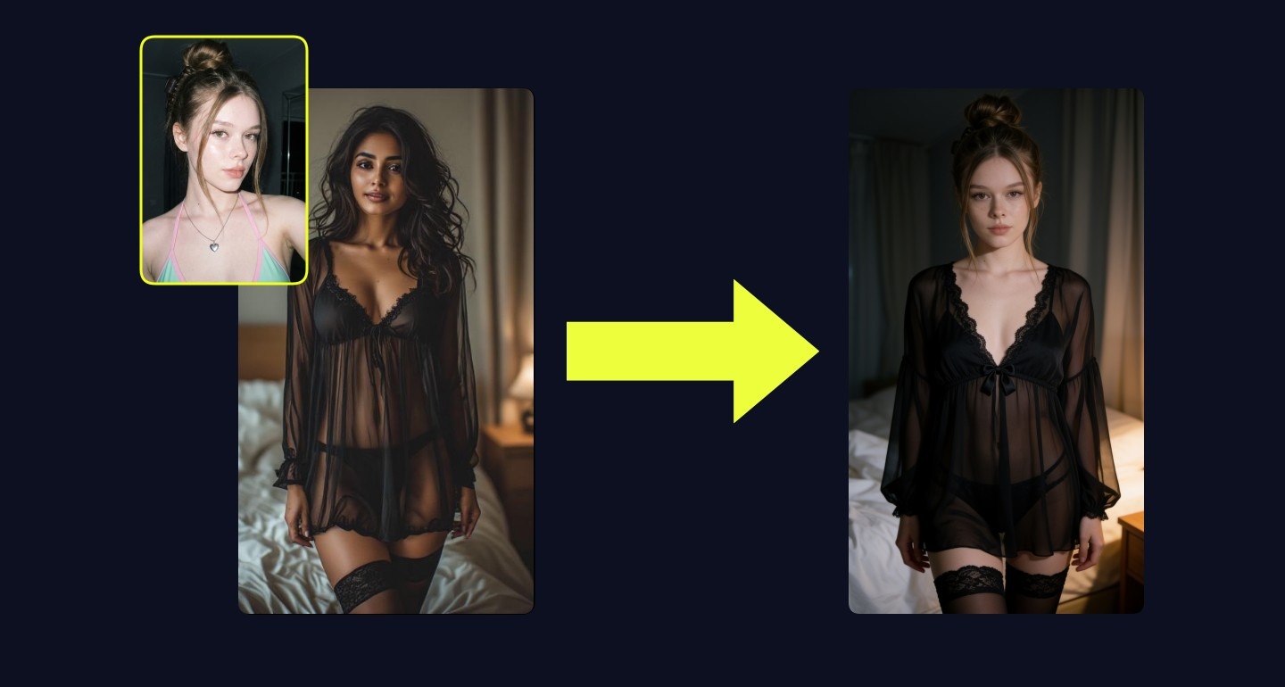 Mila remix walkthrough for Dimly Lit Bedroom Sheer Black Babydoll Nightgown