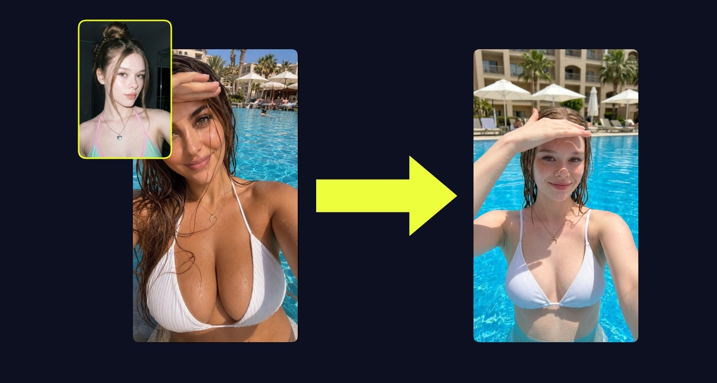 Mila remix walkthrough for Poolside Selfie Bright Luxury Resort Vertical Tilted Frame