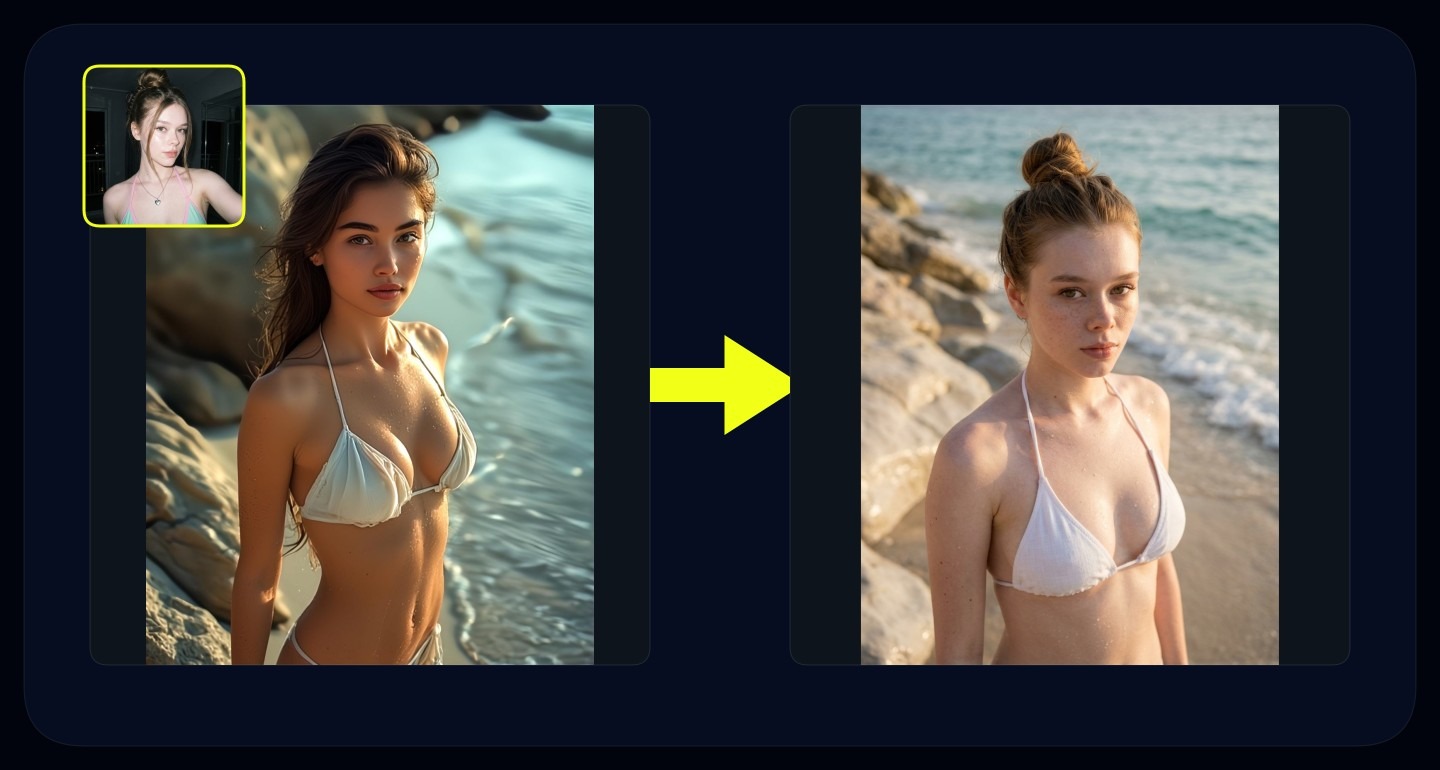 Mila remix walkthrough for Is Captured In Waist Up Standing On Beach At Golden