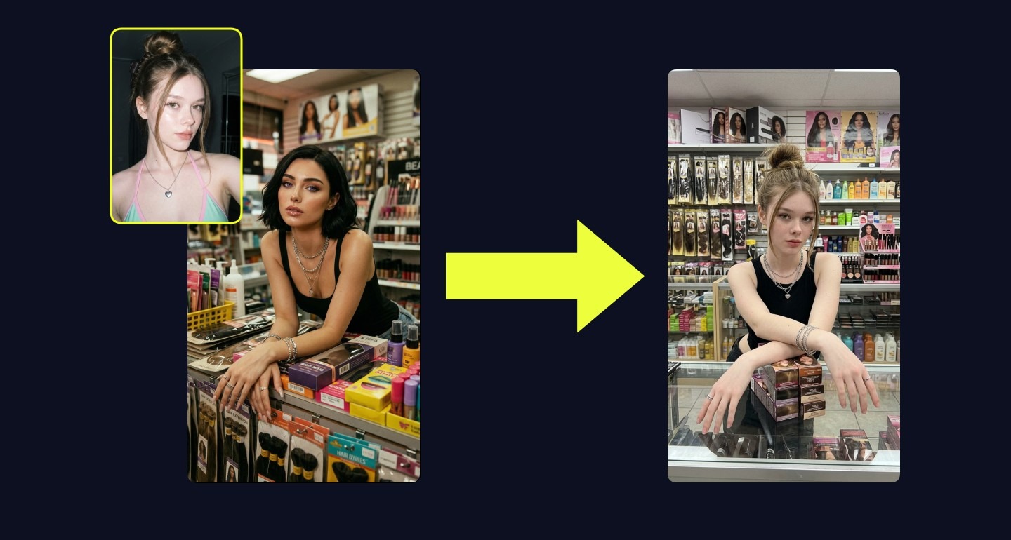 Mila remix walkthrough for Beauty Supply Store Medium Shot With Hair Extensions