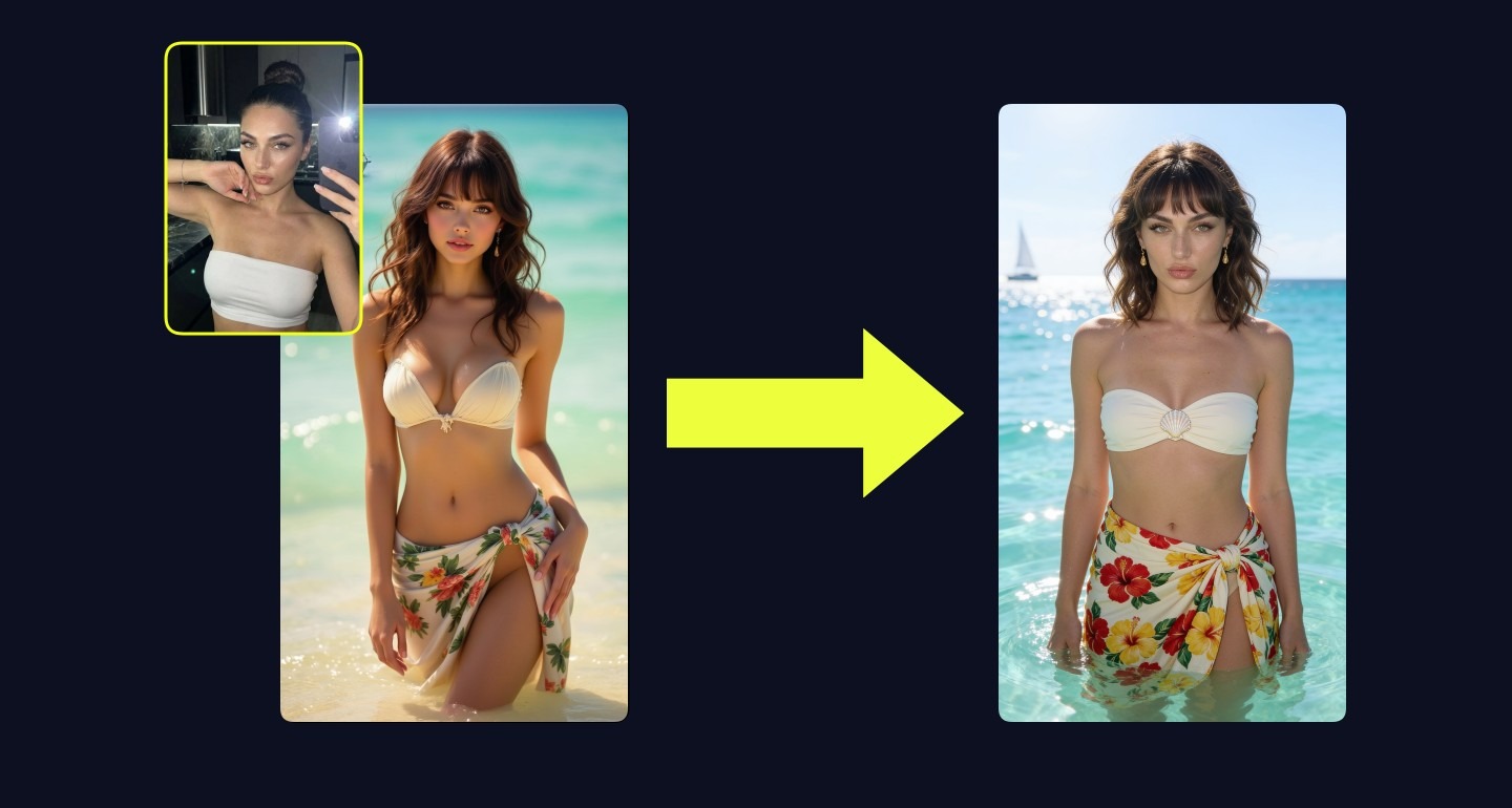 Lily remix walkthrough for Tropical Ocean Bikini Sarong