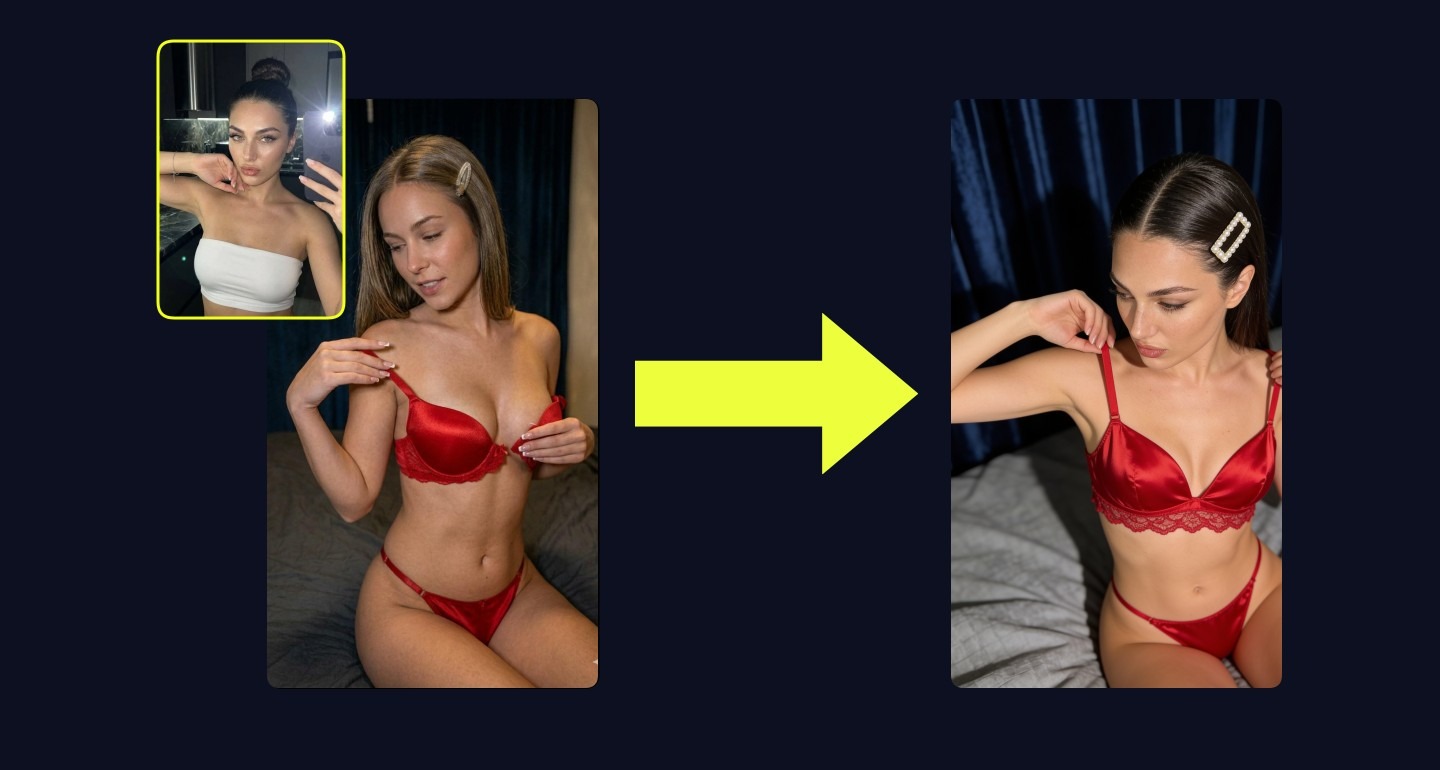 Lily remix walkthrough for Red Satin Bra And Underwear On Bed