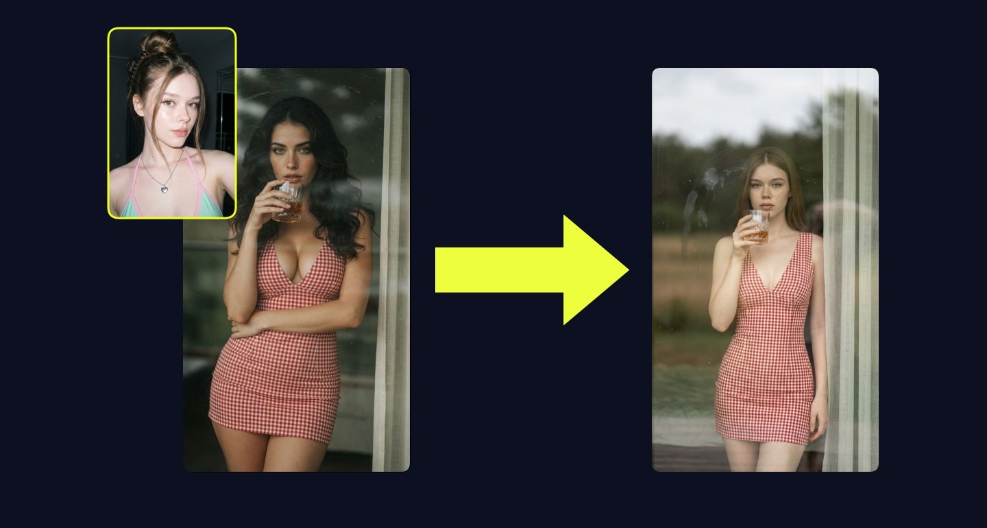 Mila remix walkthrough for Gingham Dress By Smudged Glass Window