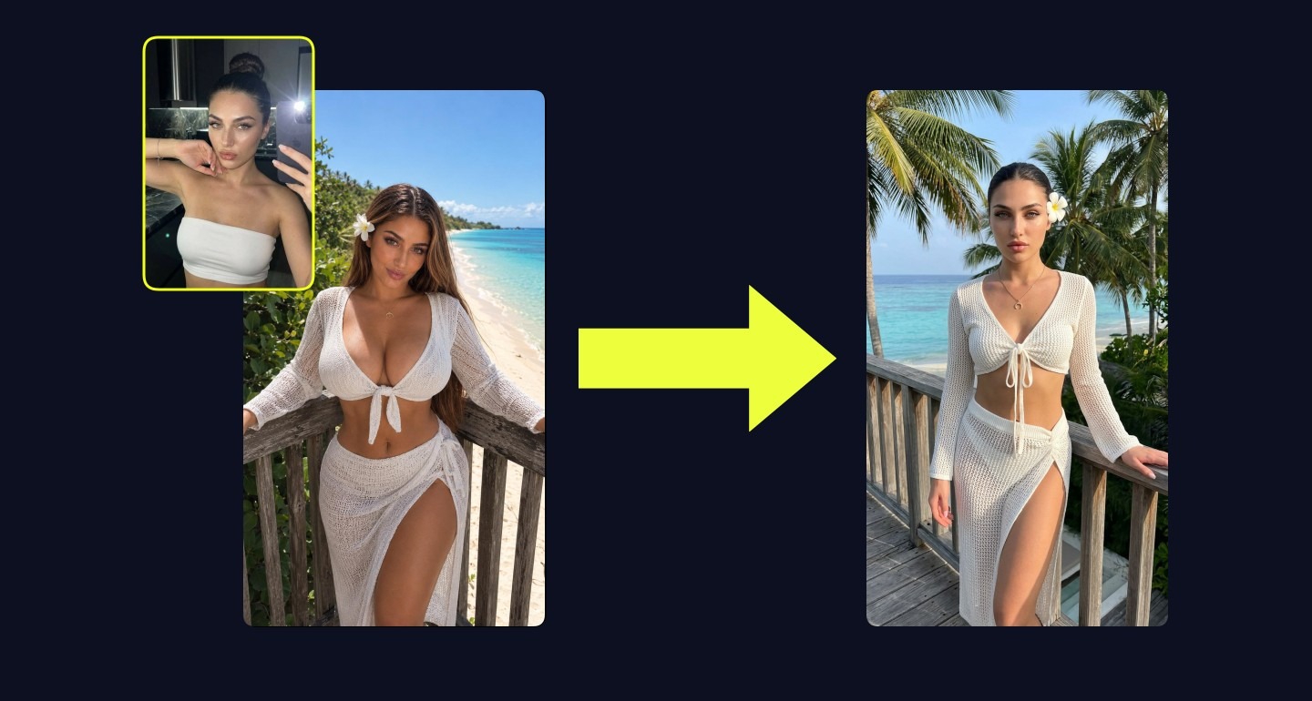 Lily remix walkthrough for Two Piece White Crochet Set Consisting Long On Weathered Wooden