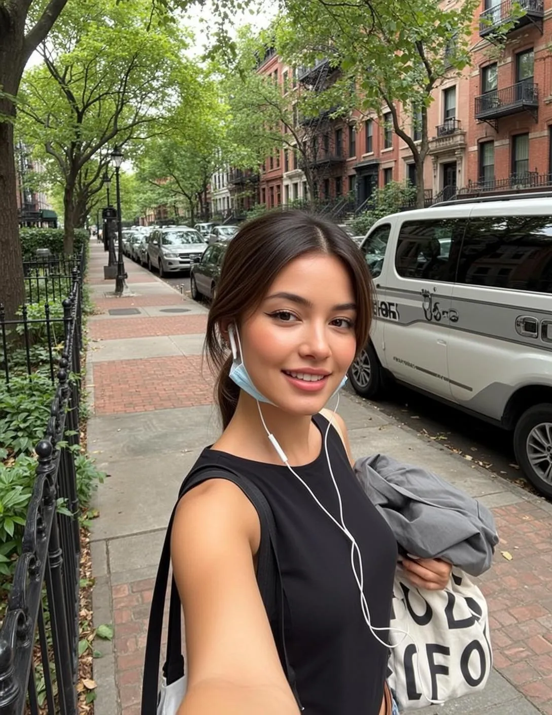 Explore Young Captured Selfie-style Holding Gray Jacket