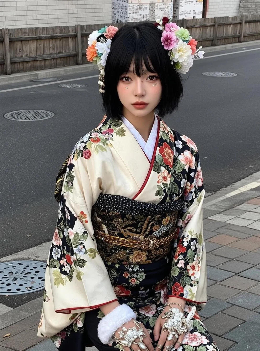 Floral Kimono Elegance