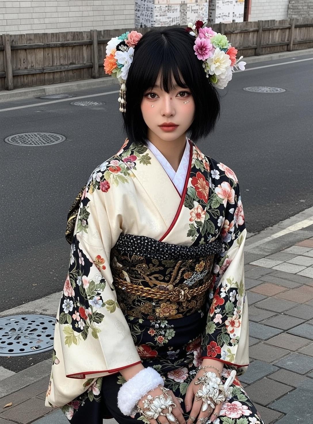 Floral Kimono Elegance