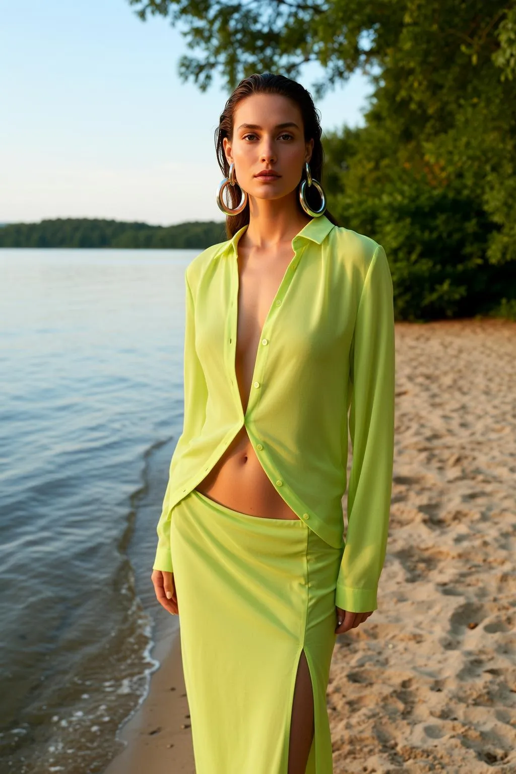 Earrings On The Beach