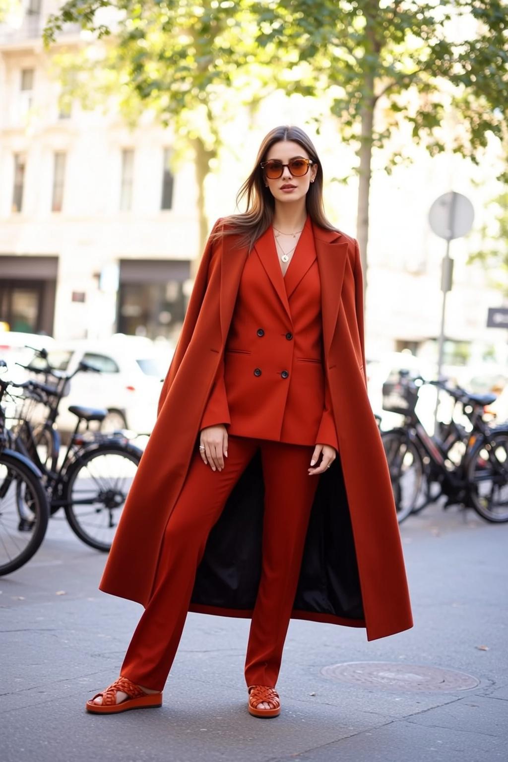 Fashion Week Long Brown Hair Fair Skin