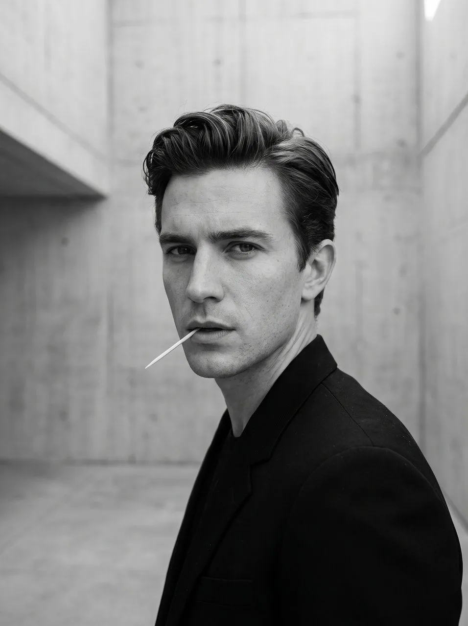 Luxury Fashion Editorial Black And White