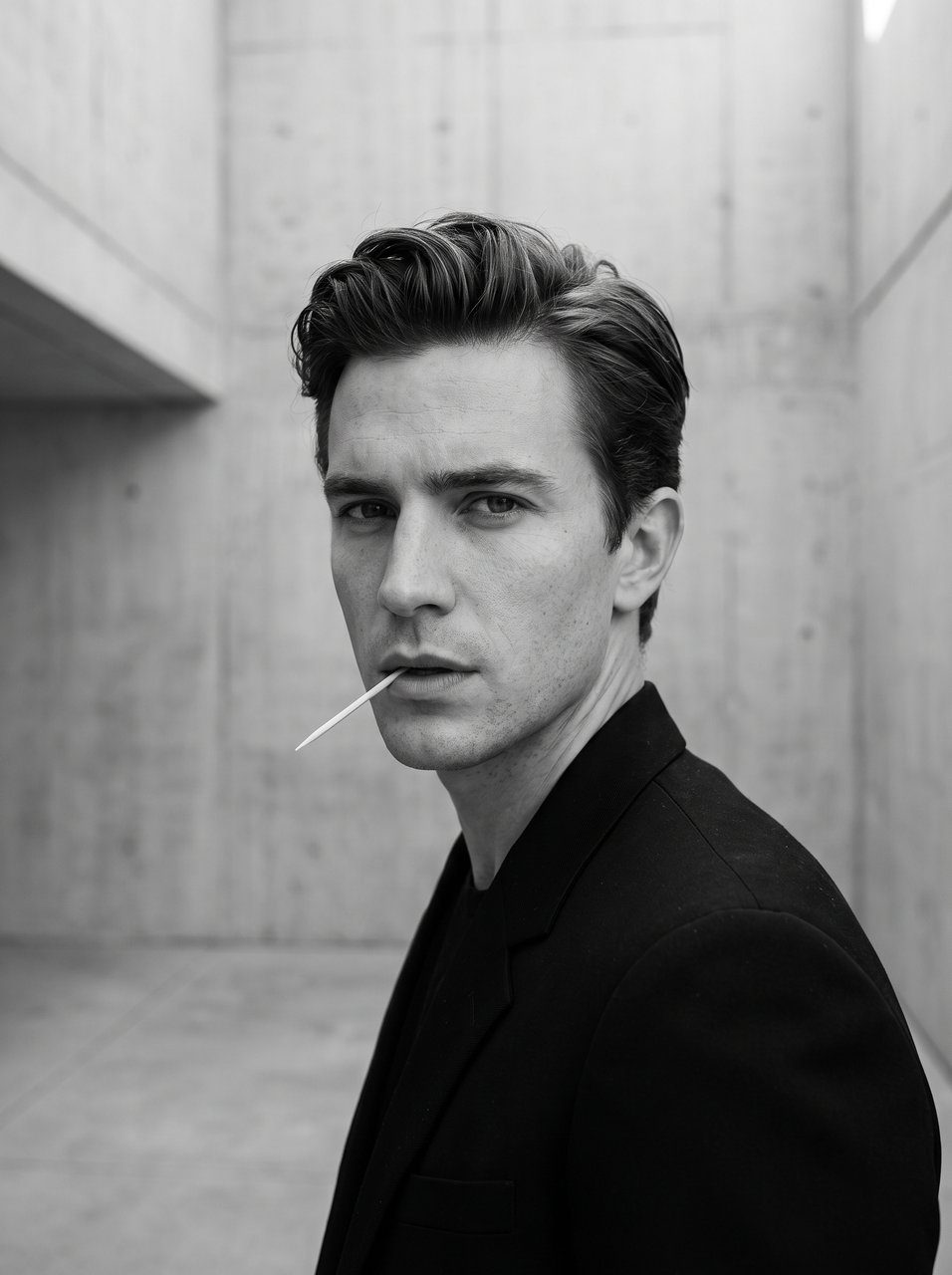 Luxury Fashion Editorial Black And White
