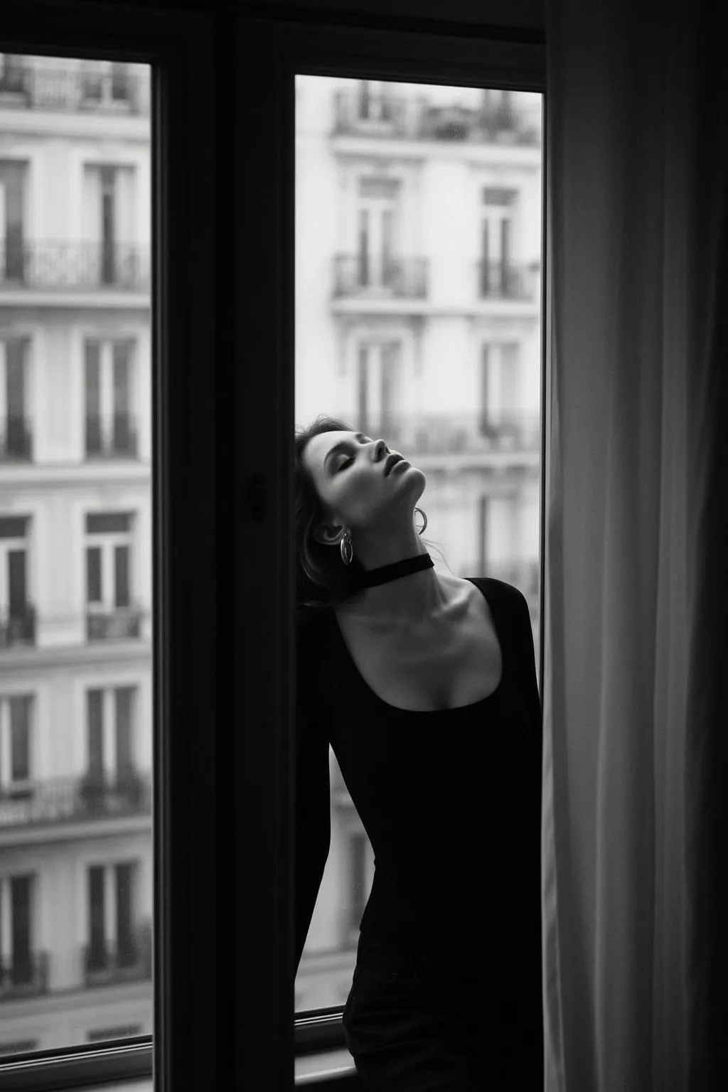 Earrings And Necklace In Fashion Portrait