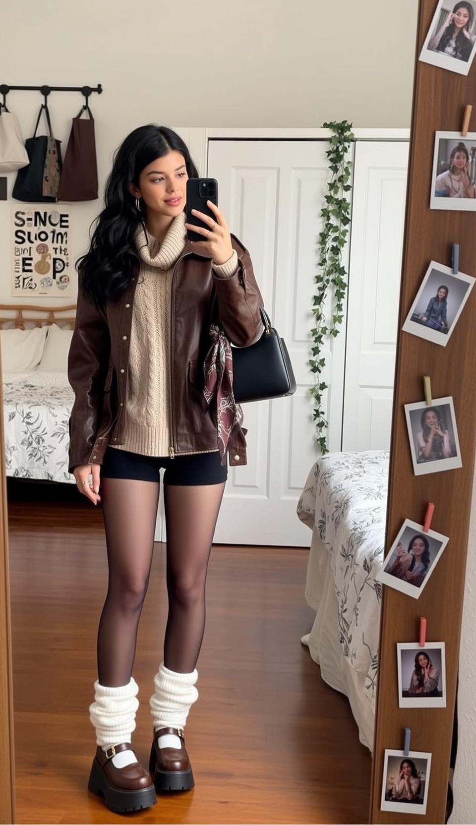 Mirror Selfie Plaid Jacket