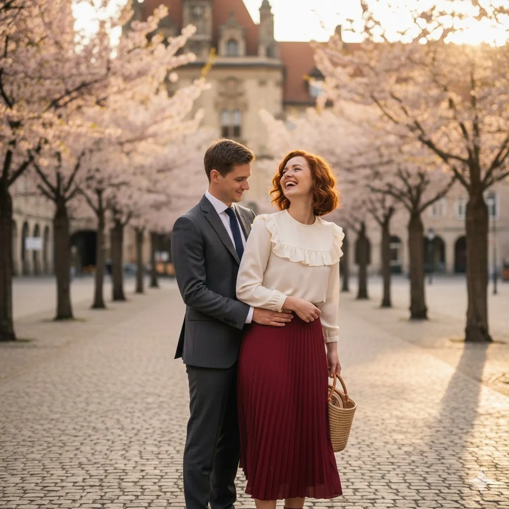 Cherry Blossom Whispers: A Love Story in Bloom