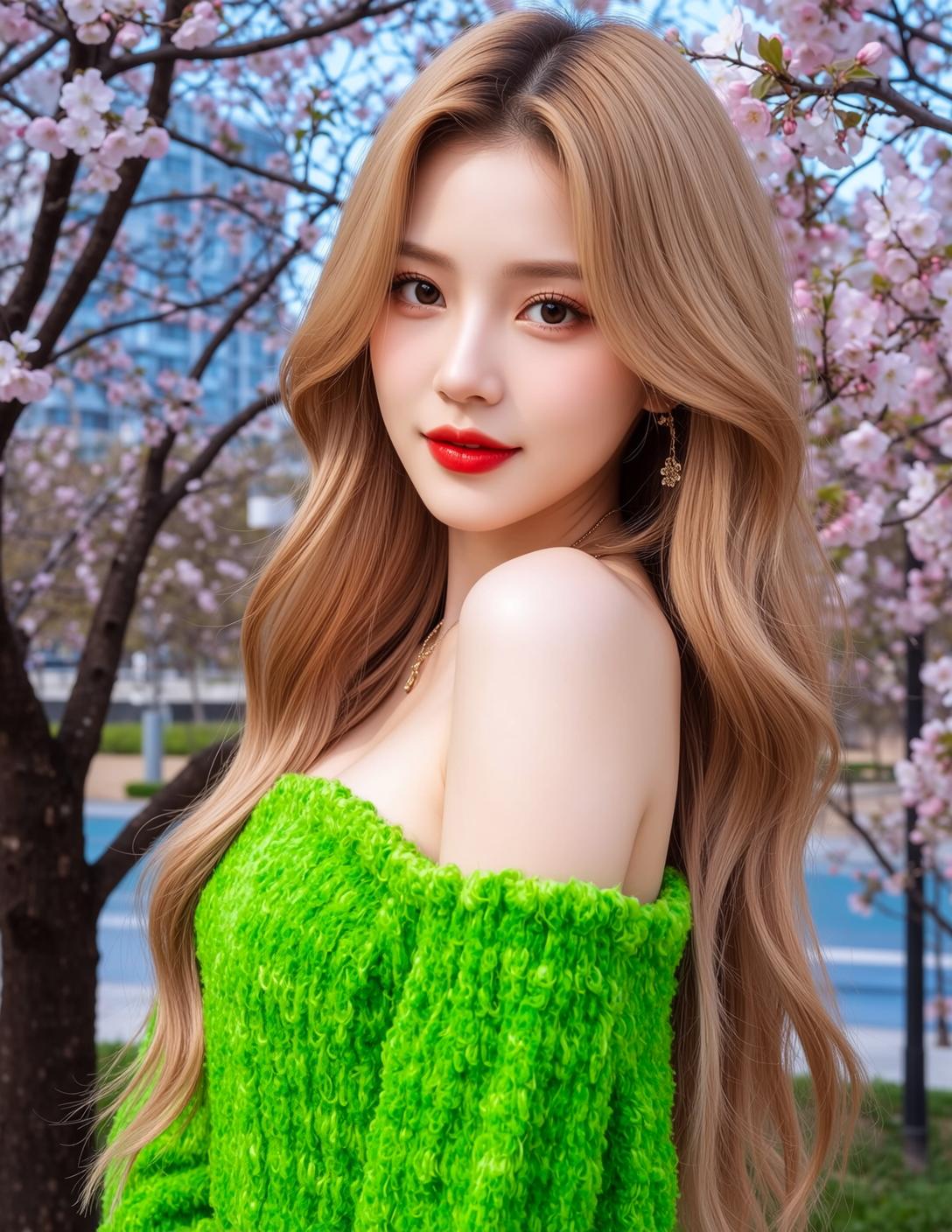 Explore Young Long Wavy Blonde Fair Off-the-shoulder